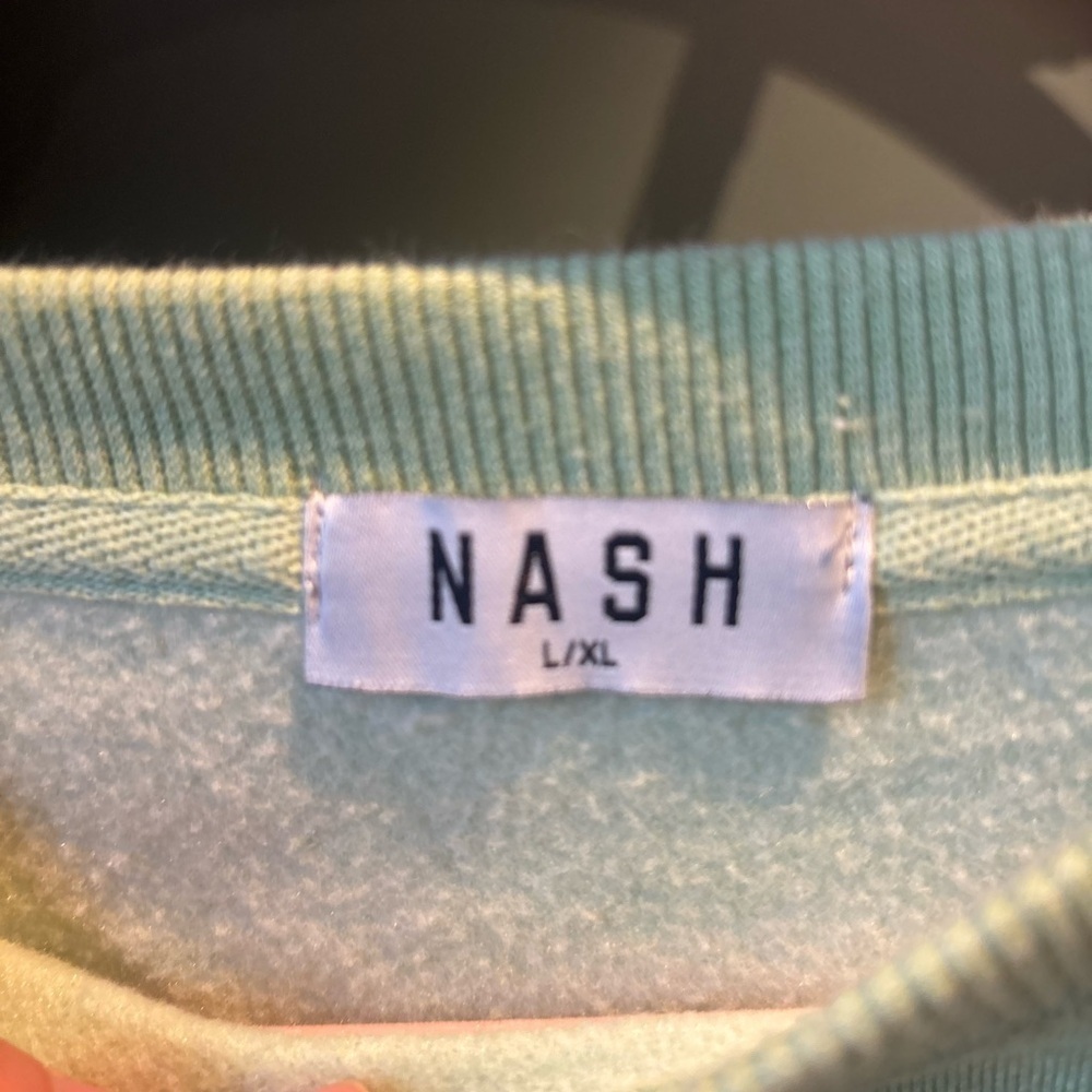NASH Green Crewneck Sweatshirt - Picture 2 of 3